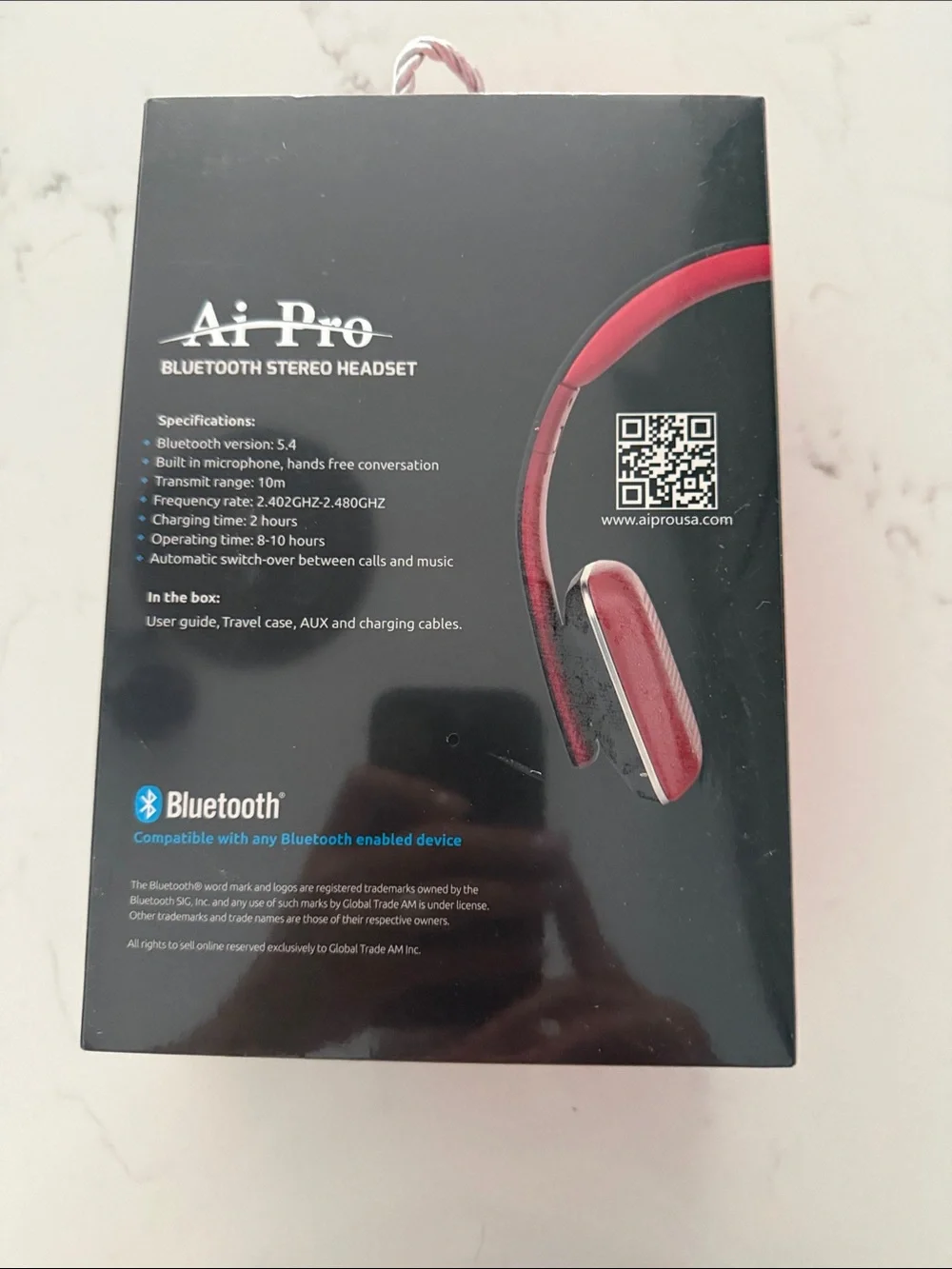 Bluetooth Stereo Headset - Black